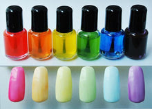 Load image into Gallery viewer, 7ml Nail Polish Pack: Red/Yellow/Blue