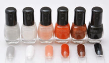 Load image into Gallery viewer, 7ml Nail Polish Pack: Black/White/Brown