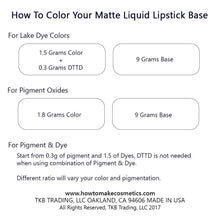Load image into Gallery viewer, Make Your Own Matte Liquid Lipstick Base
